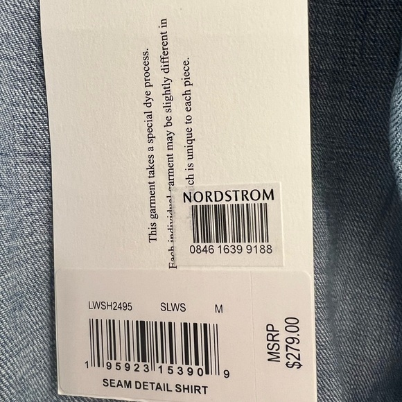 Frame cropped short sleeve denim jacket - Picture 2 of 3